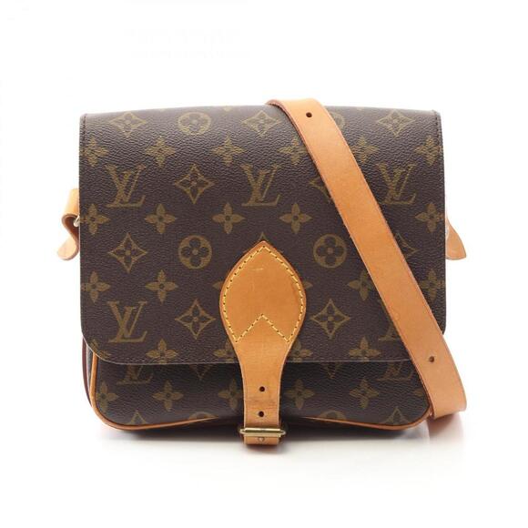 LOUIS VUITTON Brown Monogram Leather Shoulder Bag - Picture 1 of 9